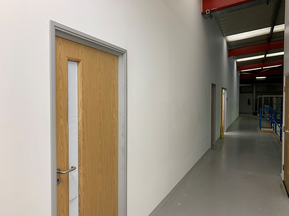 Metal stud partitioning