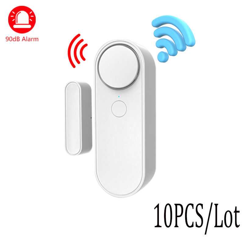 Tuya Wifi Door Sensor Window Entry Security Burglar Open/Closed Detectors Home A