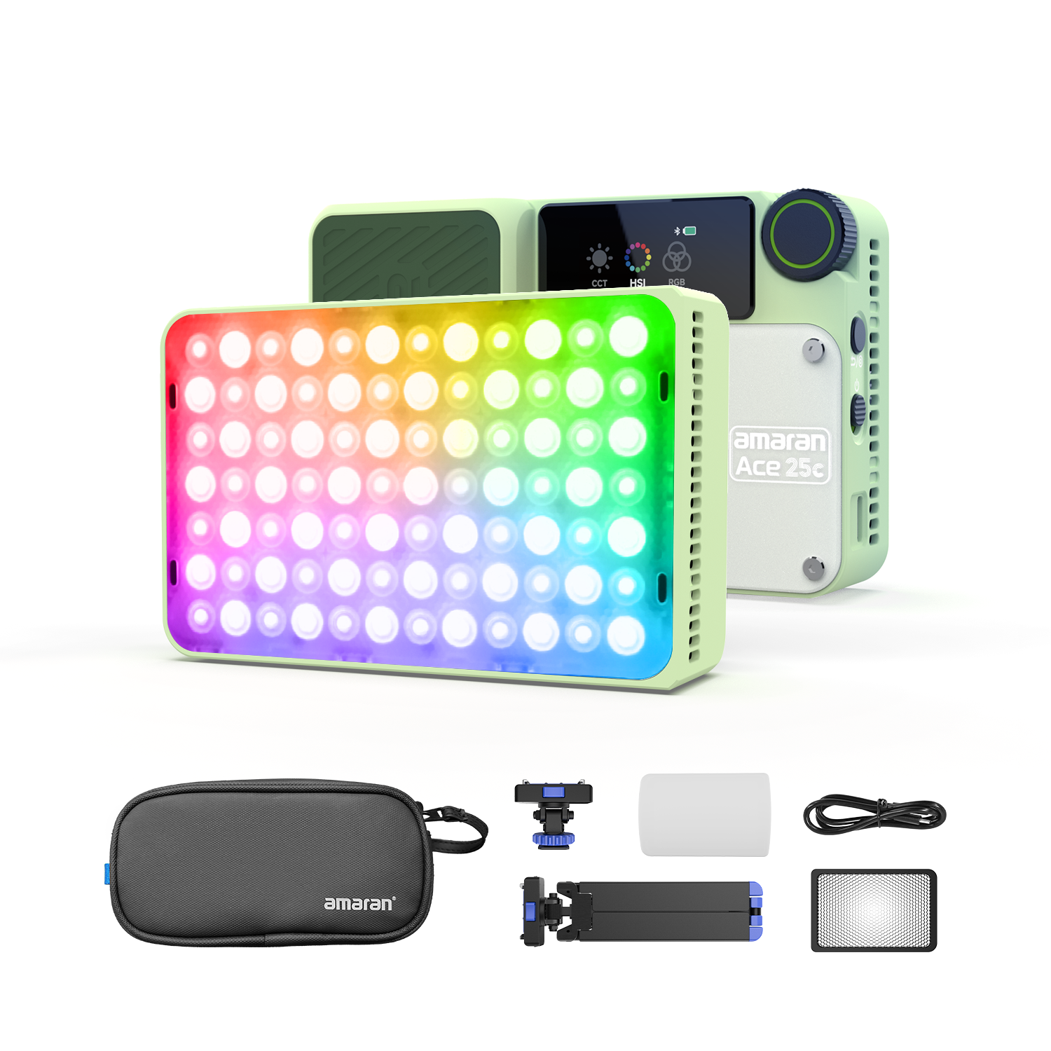 amaran Ace 25c Kit Full Color Compact LED Mini On-camera Light 2300K-10000K One-