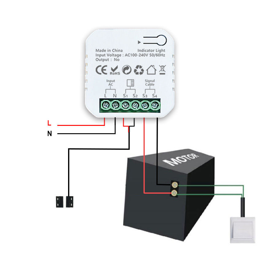 Smart WiFi Garage Door Sliding Gate Opener Controller App Remote Monitor Timer O