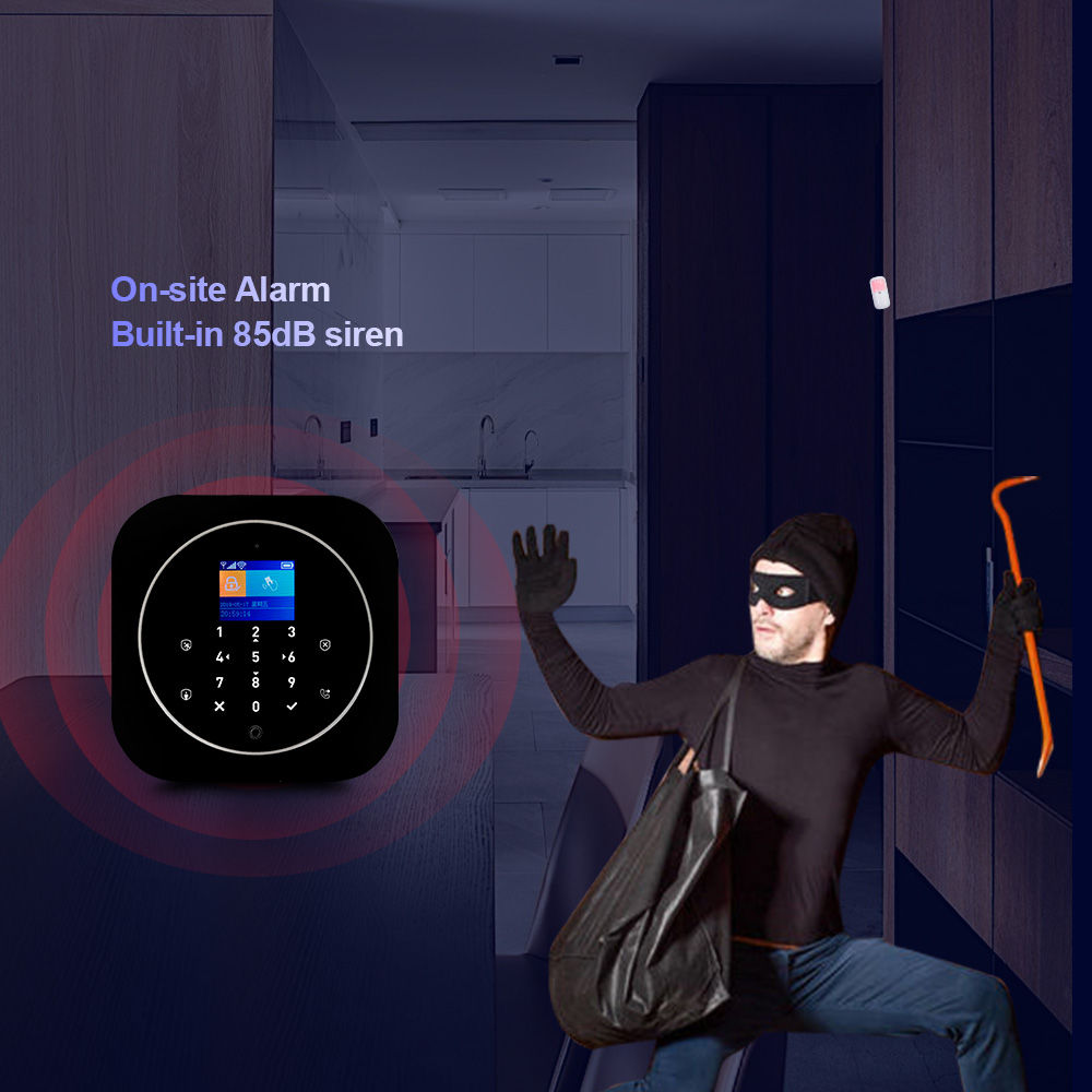 KERUI 2G GSM WIFI Alarm for Home Security Protection Tuya Smart Burglar Alarm Sy