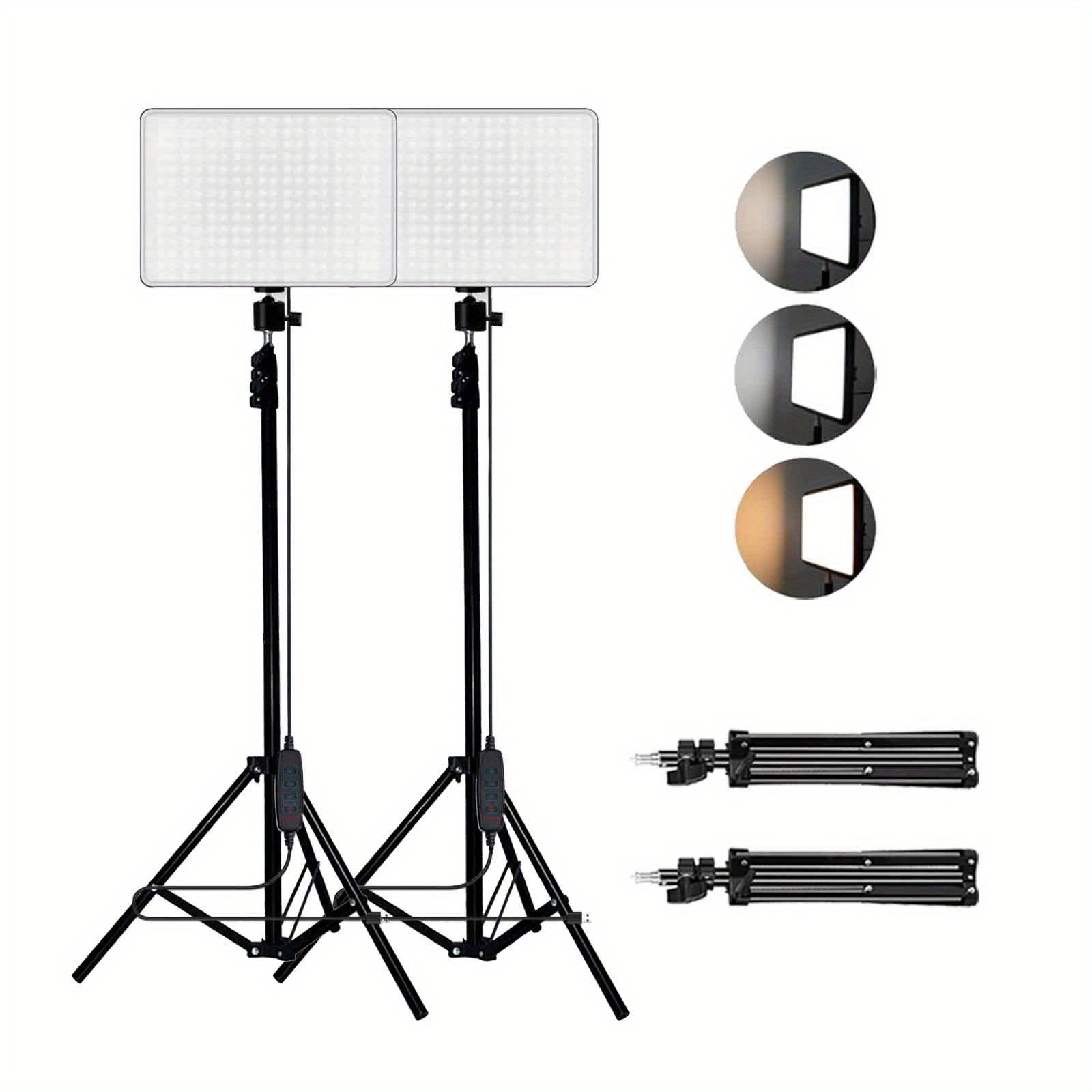 11in LED Video Fill Lamp Light Vloging Photo Studio LED Panel With Triopd Stan