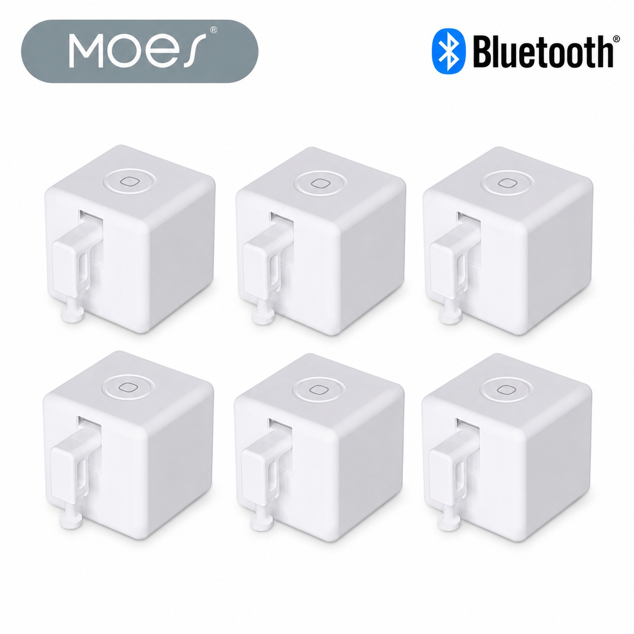 MOES Tuya Smart Bluetooth Fingerbot Switch Button Pusher Smart Life App Voice Co