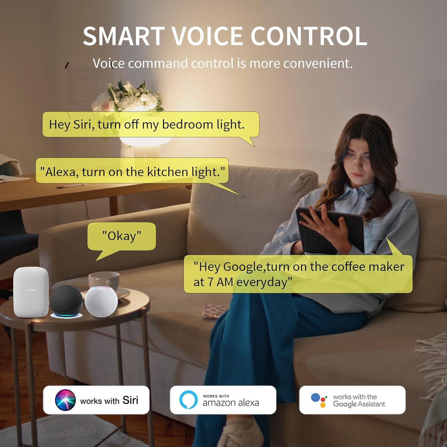 Matter Smart Plug 4 Pack, Compatible with Alexa, Apple Home, Google Home, SmartT