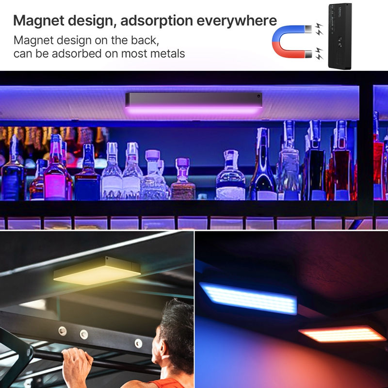Ulanzi LT002 7 inch Pocket LED Video Light RGB Panel Light CRI 95+ 2500-9000K Wi