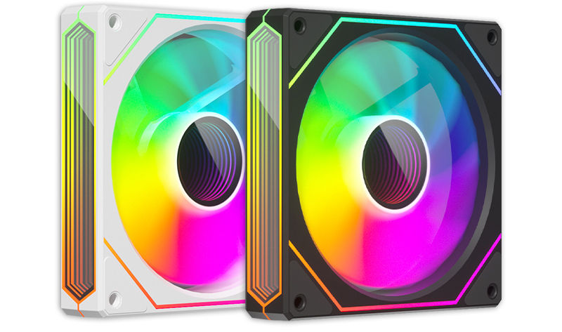 Zezzio Prism 6 PRO 120mm PC Case Fan ARGB 12V 4PIN PWM Air Cooler CPU Cooling Fa