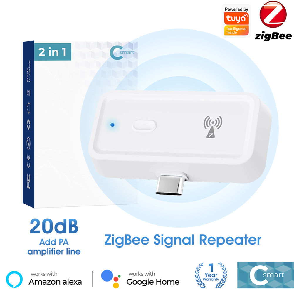 Range Extender Works with Gateway Hub Type C Smart Home Automation Devices Outp