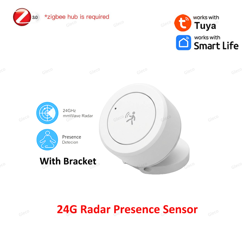 Zigbee 24G Mmwave Radar Presence Sensor Temperature Humidity Brightness Human De