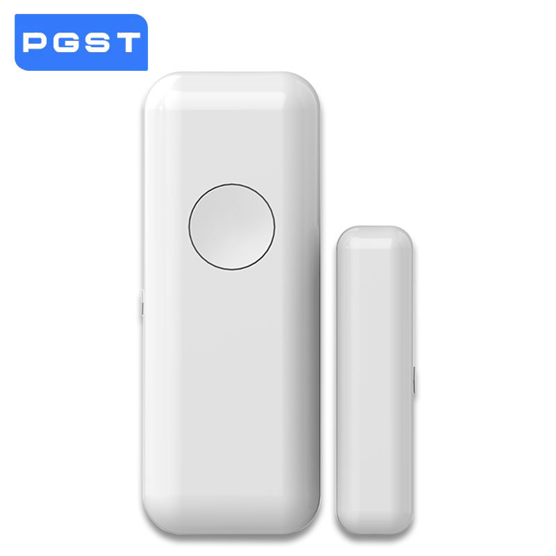 PGST 433MHz Tuya Magnetic Door Alarm Sensor Smart Home Life Window Door Sensor F