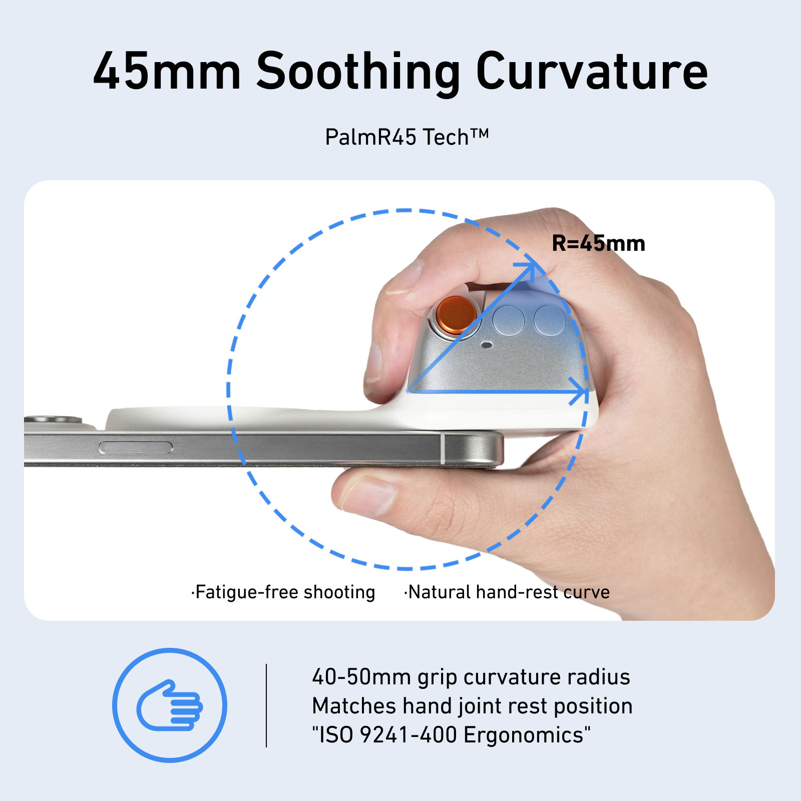 TELESIN Magnetic Phone Camera Shoot Hand Grip Universal Smart Phone Holder Shoot