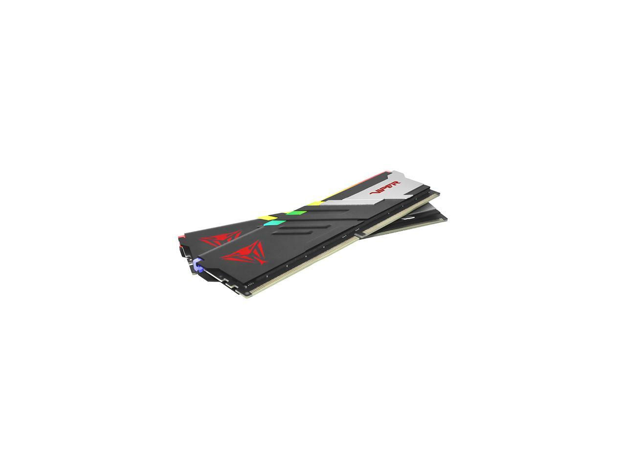 Patriot Memory Viper Venom RGB DDR5 RAM 32GB (2X16GB) 6000MT/s CL30 UDIMM Deskto