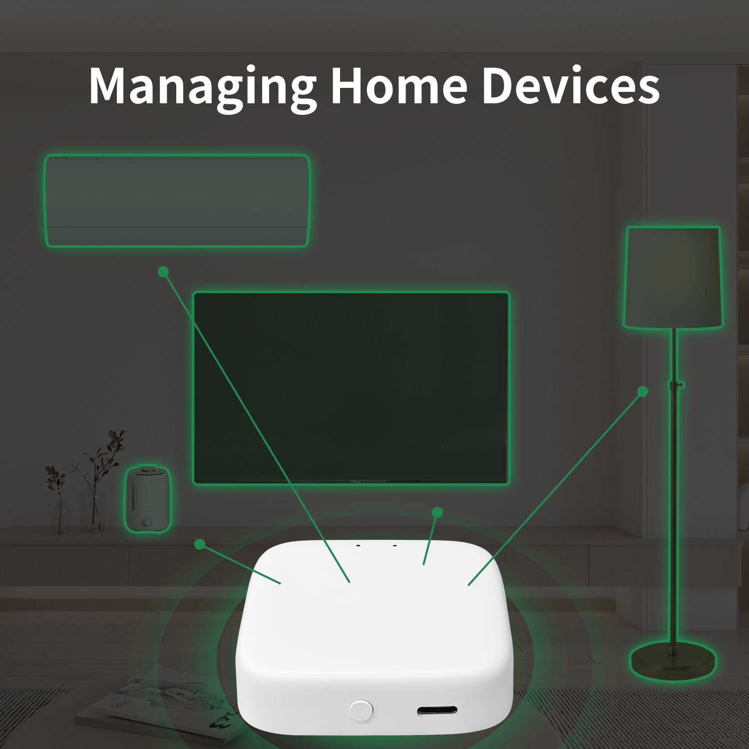 Tuya Multi-mode Smart Gateway 3 in 1 Zigbee Bluetooth 2.4G WiFi Hub Support 128
