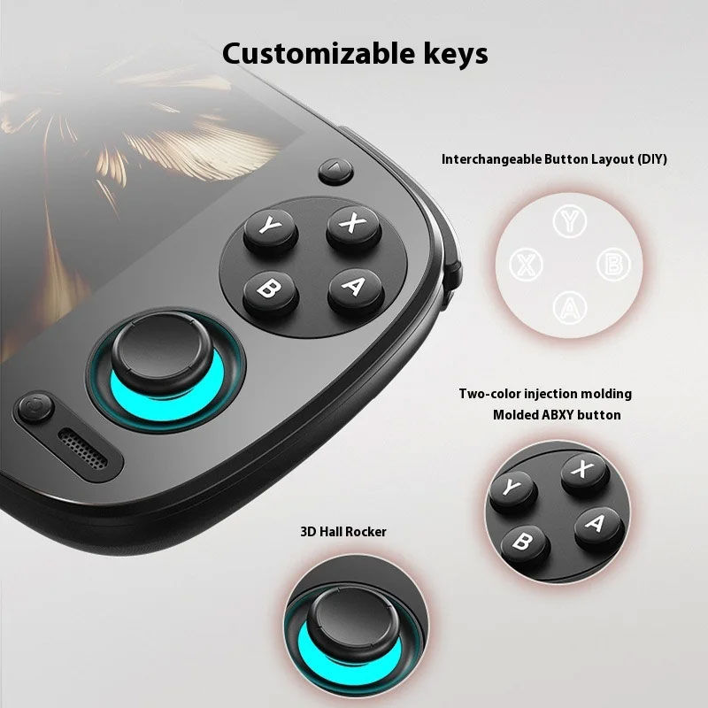 Retroid Pocket 5 Handheld Game Console 5.5'' AMOLED Screen Android13 Joystick RG