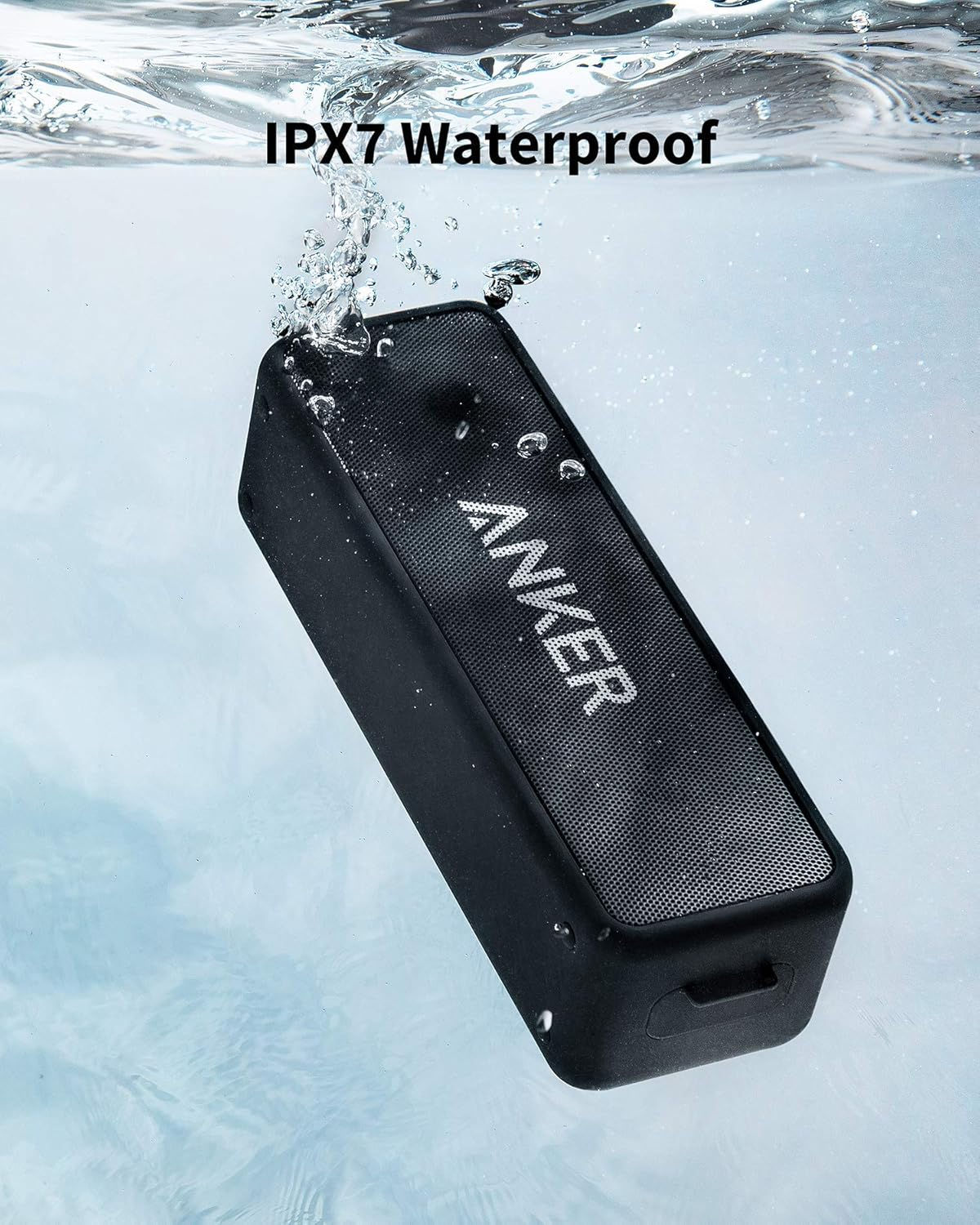 Anker Soundcore 2 Portable Bluetooth Speaker with Stereo Sound, Bluetooth 5, IPX