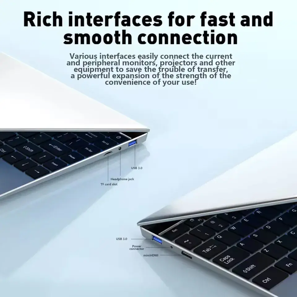 New 15.6" Laptop Intel Core i7-8650U 32GB 2TB Gaming PC Ultra Slim Office Study