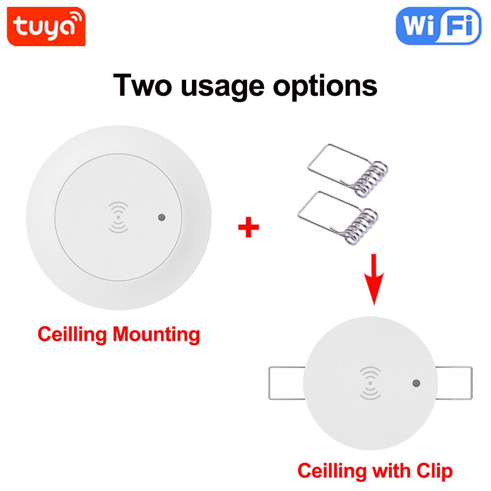 Haozee Tuya WiFi/ZigBee 24G MmWave Radar Smart Human Presence With Illumination