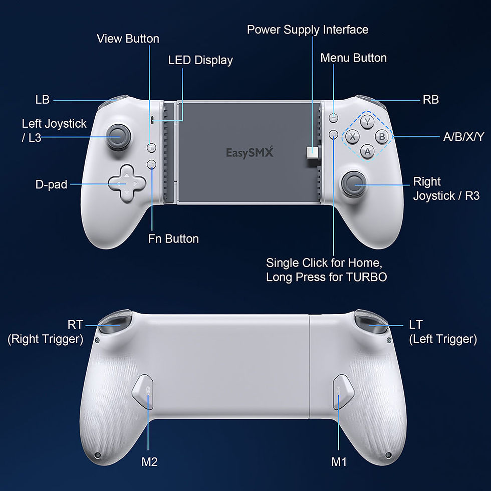 Miniatura: Controle Gamer EasySMX M15 USB-C para Android — imagem adicional 2