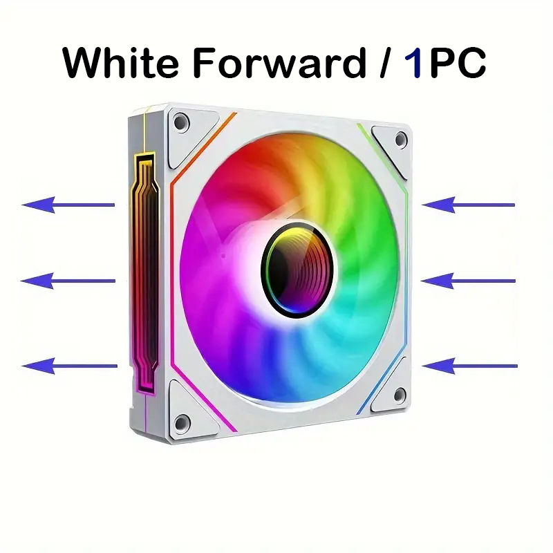 PRISM IV PRO Case Cooling Fan 120mm 5V 3 PIN ARGB, 12V 4 PIN PWM, for CPU & Case