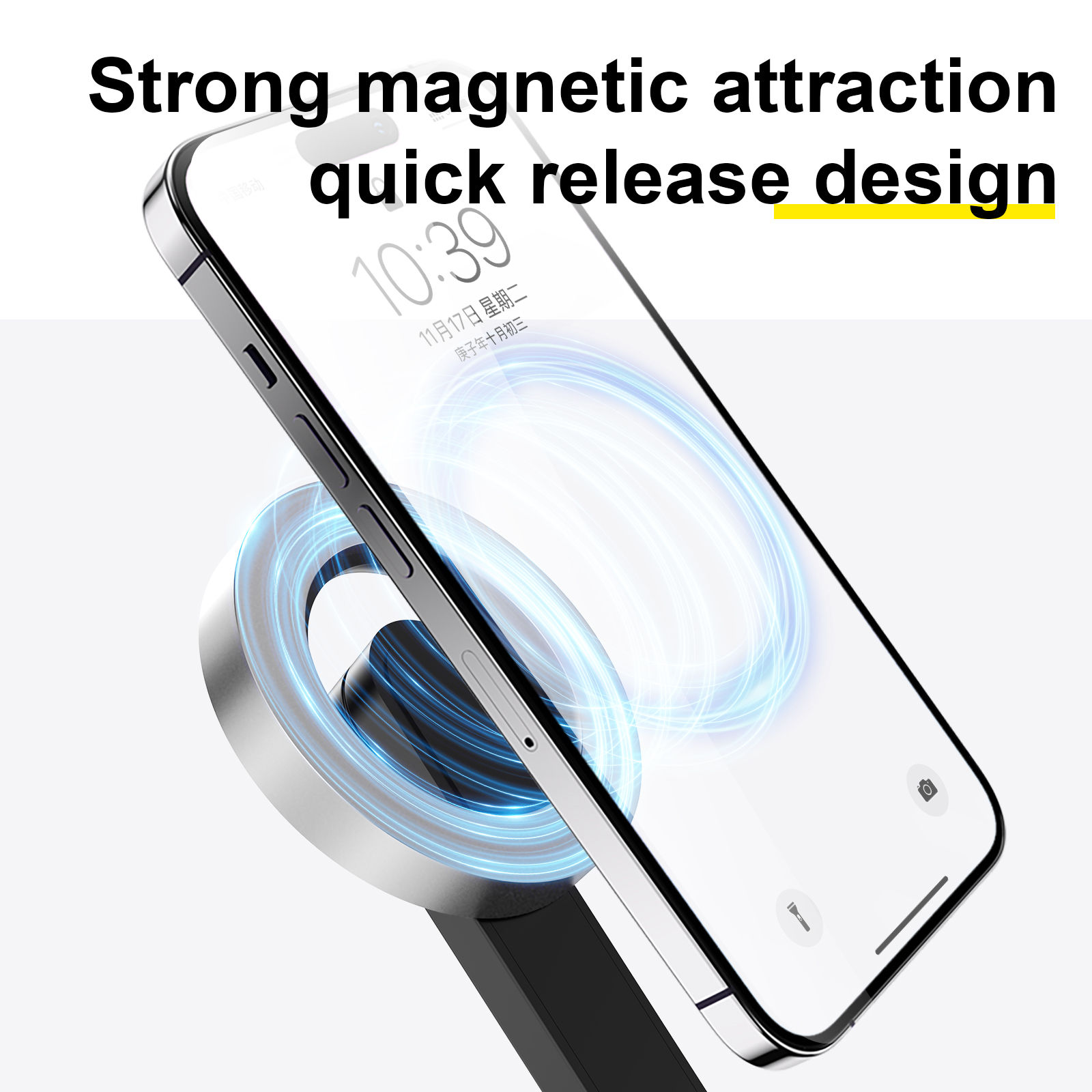 TELESIN Magnetic Selfie Stick Tripod with Remote Magsafe Cellphone Stand for iPh