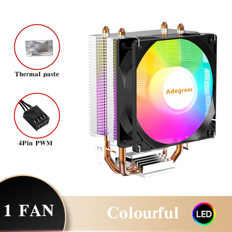 CPU Air Cooler X79 X99 3Pin PWM 4Pin Quiet Processor Cooling Fan For Intel LGA 1
