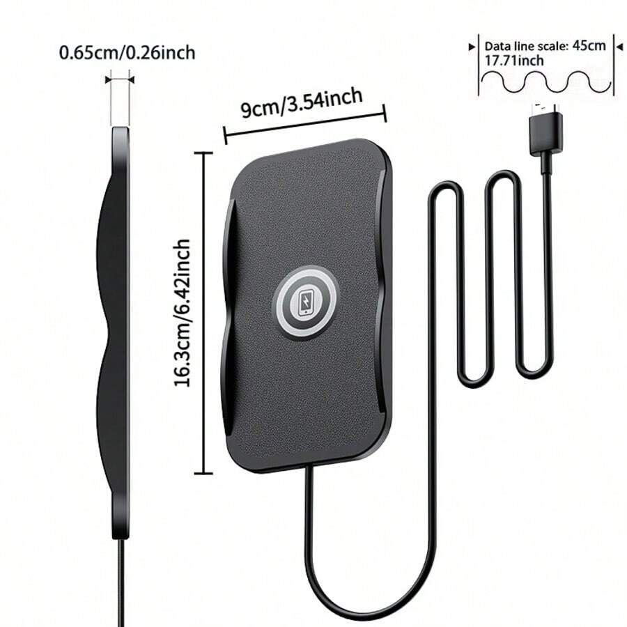 Universal Car Wireless Charger Pad 15W Fast Charging For iPhone