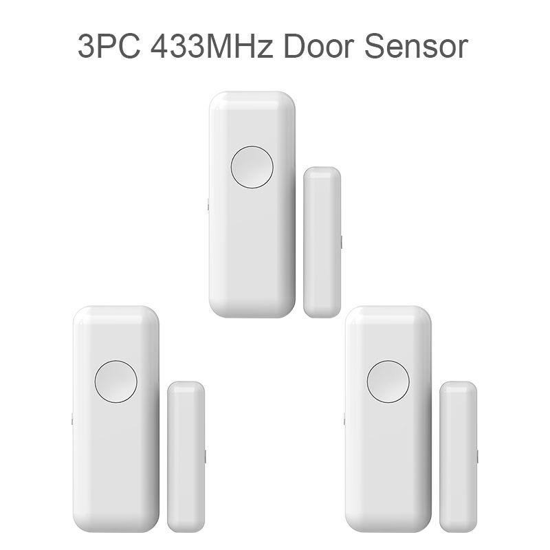 PGST 433MHz Tuya Magnetic Door Alarm Sensor Smart Home Life Window Door Sensor F