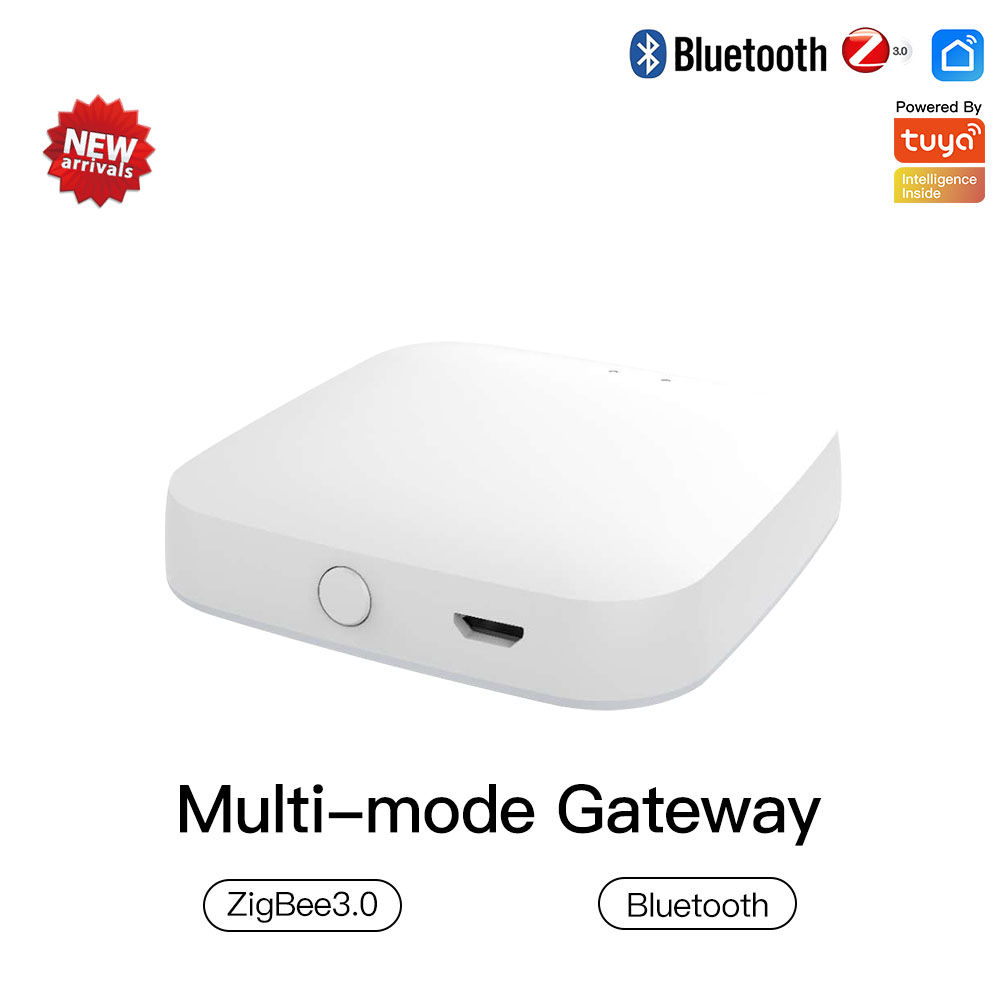 MOES Multi-mode Smart Gateway ZigBee WiFi Bluetooth Mesh Hub Work with Tuya Smar