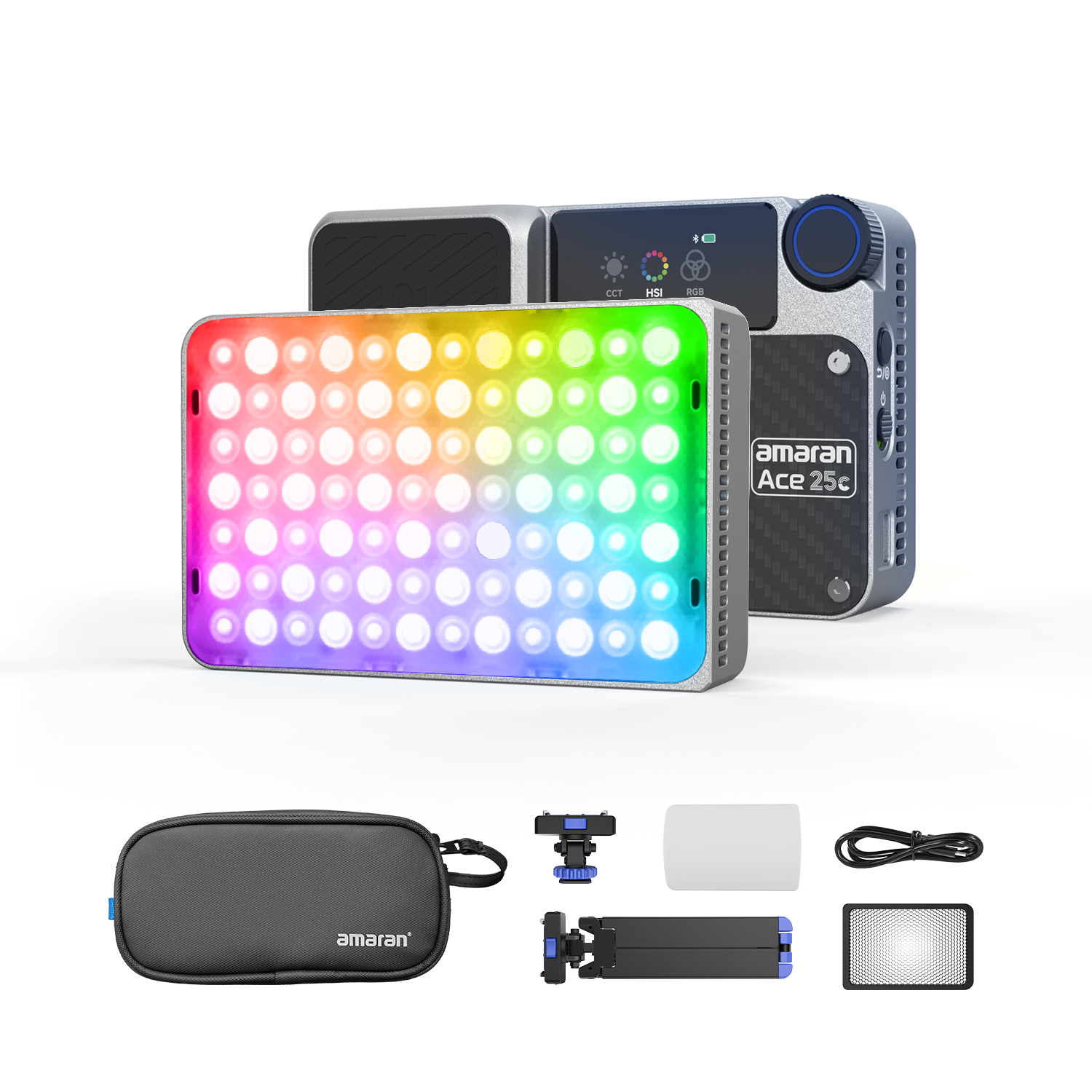 amaran Ace 25c Kit Full Color Compact LED Mini On-camera Light 2300K-10000K One-