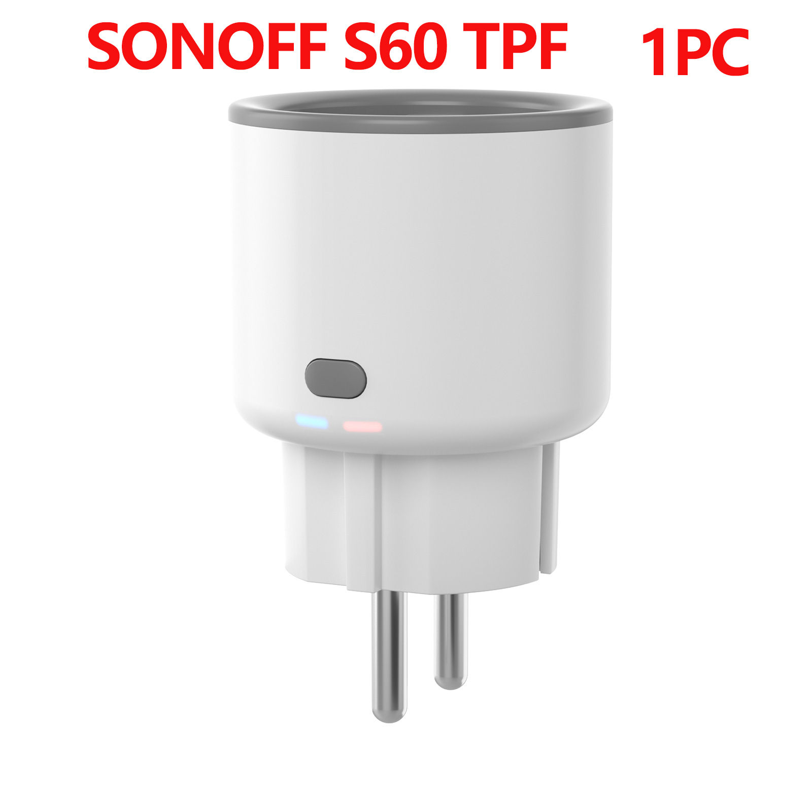 SONOFF S60 TPF Wifi Smart Plug with Energy Monitor Voice Control 16A EU Smart So