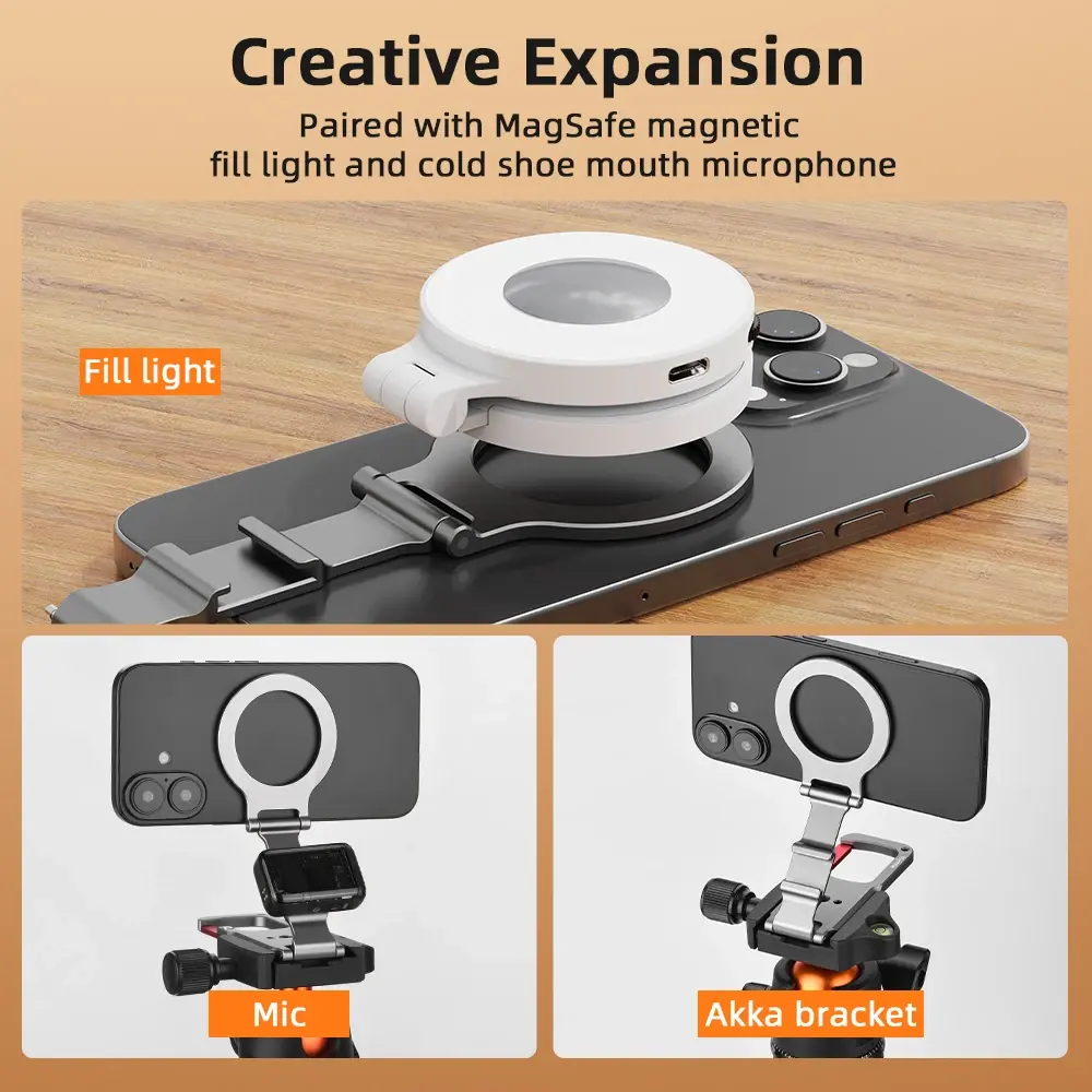 Flymile Magnetic Phone Holder Carabiner Mount for iphone 17 16 15 14 Accessories