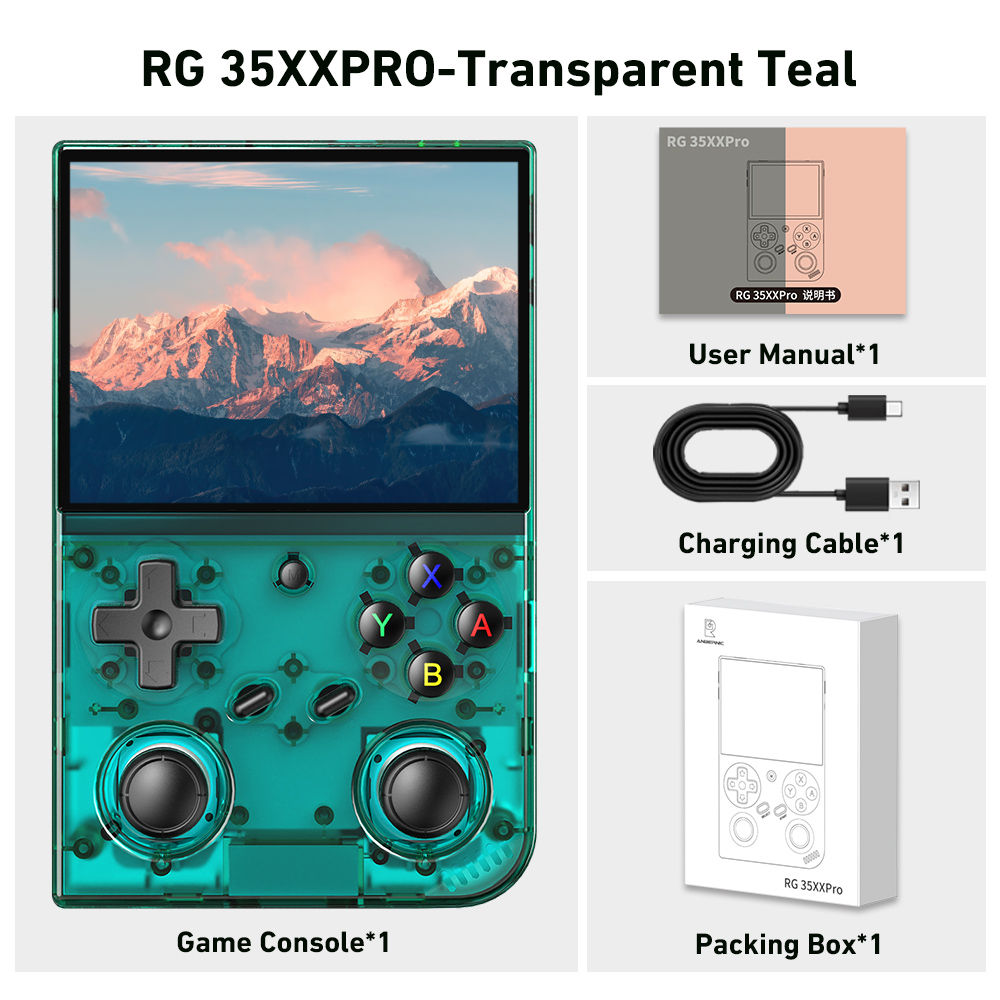 Anbernic 64 Bit RG 35XXPRO RG35XX PLUS Retro Handheld Game Player Built-in 64G T
