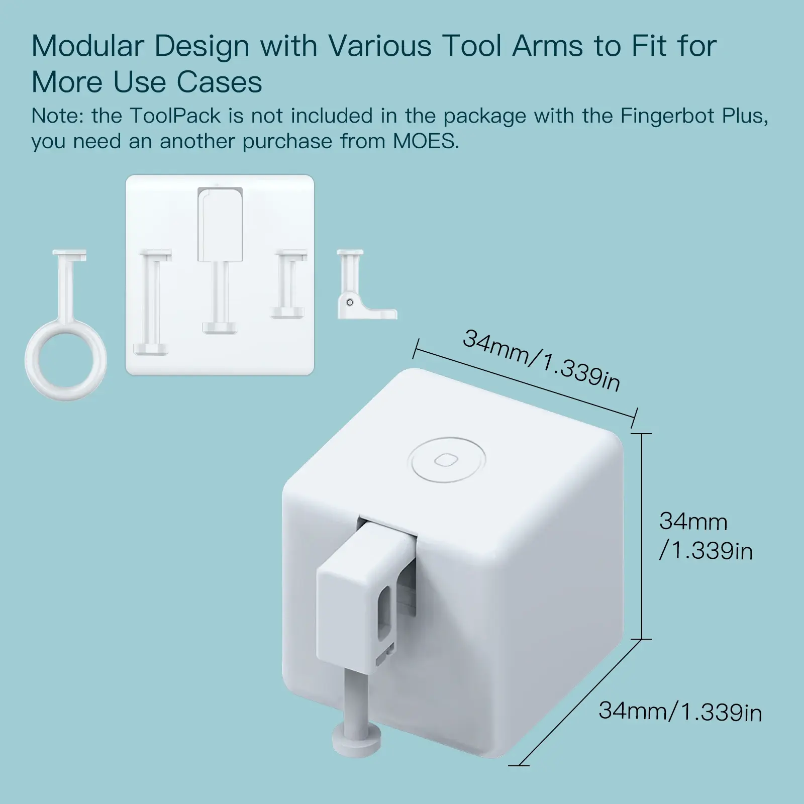 MOES Tuya Fingerbot Button Pusher New Bluetooth finger robot Smart Life App auto