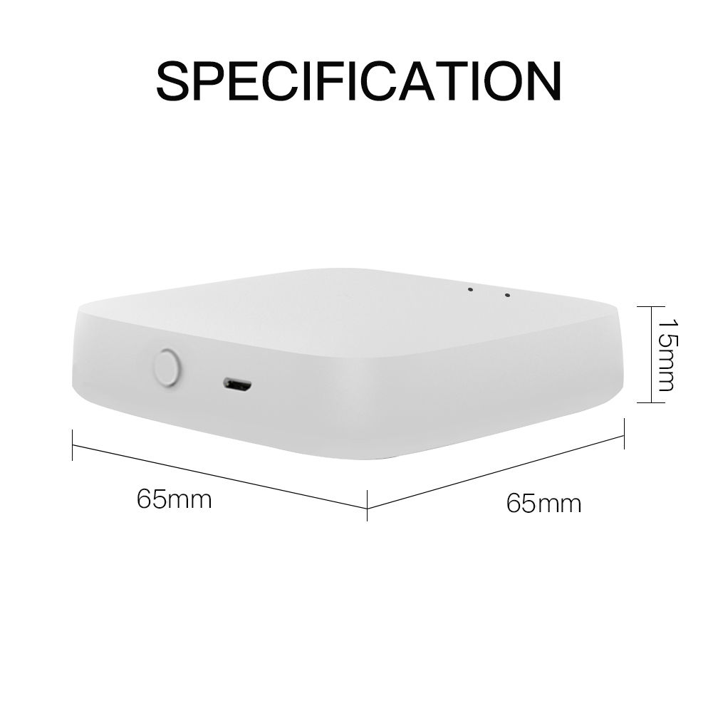 MOES Multi-mode Smart Gateway ZigBee WiFi Bluetooth Mesh Hub Work with Tuya Smar