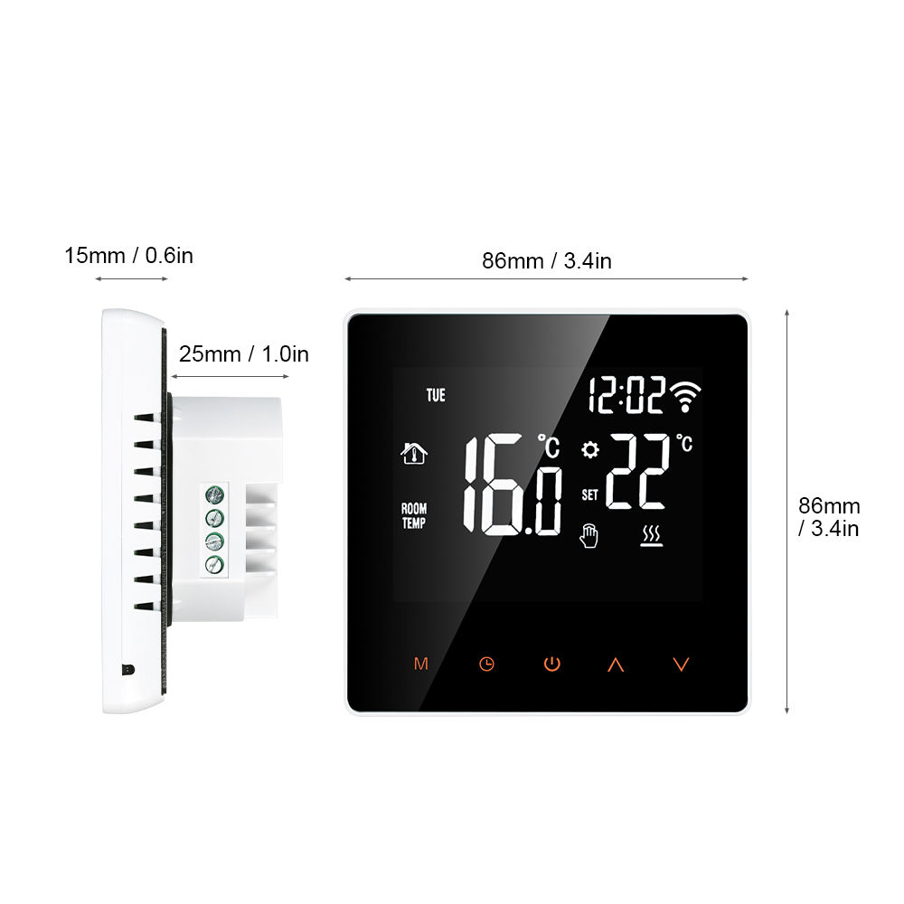 AVATTO WiFi Smart Thermostat Electric Heating Water Gas Boiler Temperature Remot