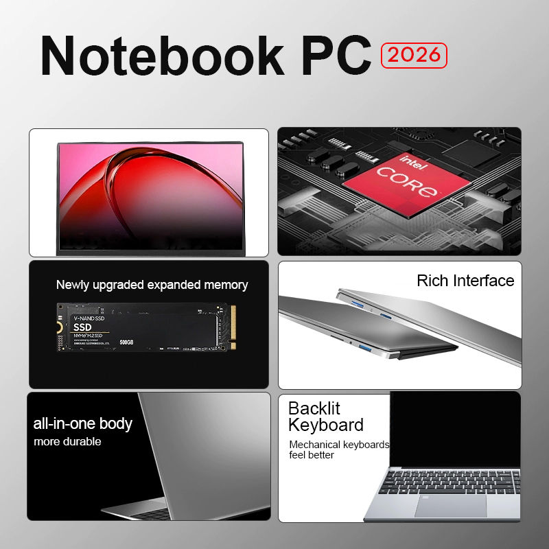 2026 Xiaman 15.6" Laptop Intel Core i9 10980HK Gamer Computer 16GB RAM 1TB SSD M