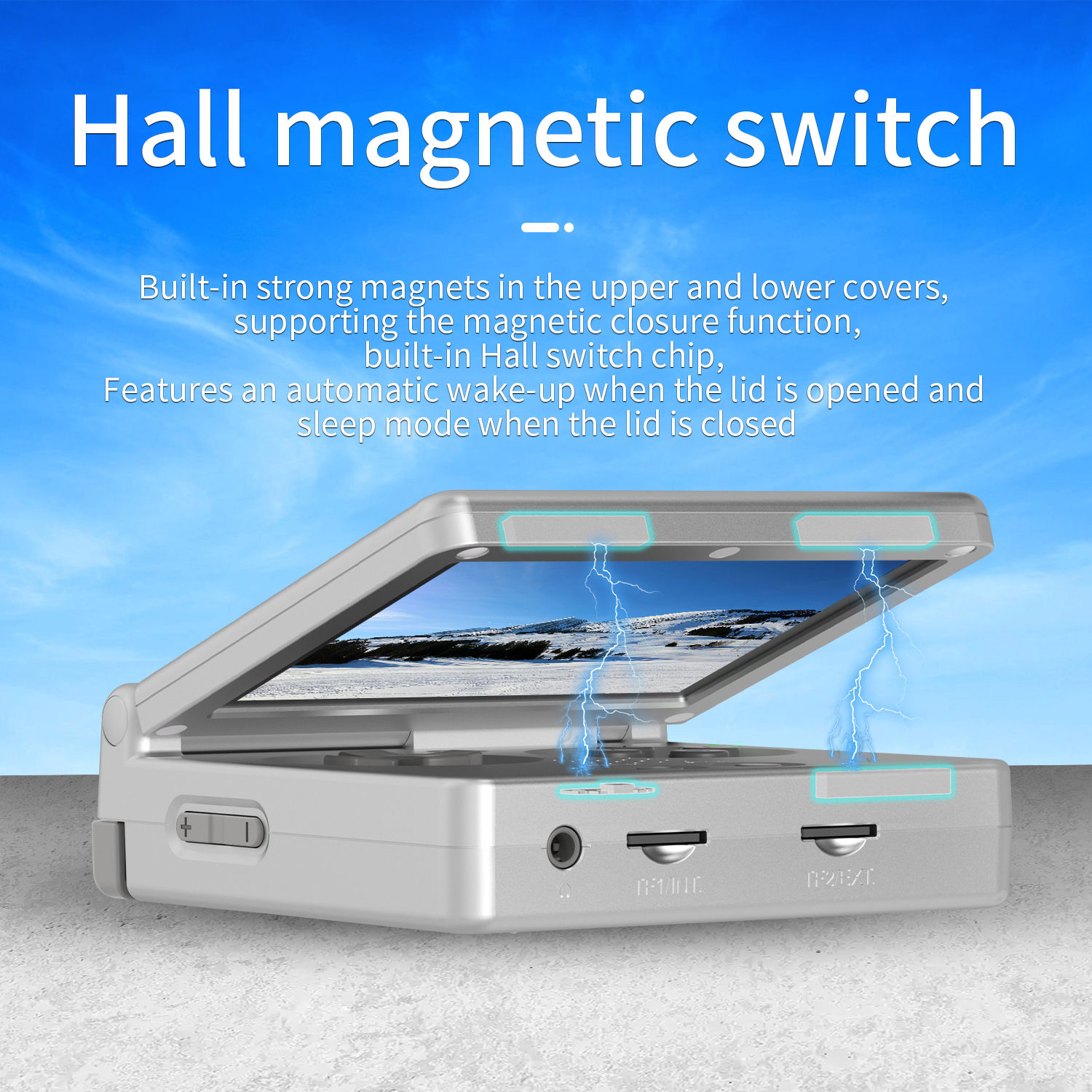 Anbernic RG35XXSP 3.5'' IPS Screen Flip Handheld Console Linux System HDMI-compa
