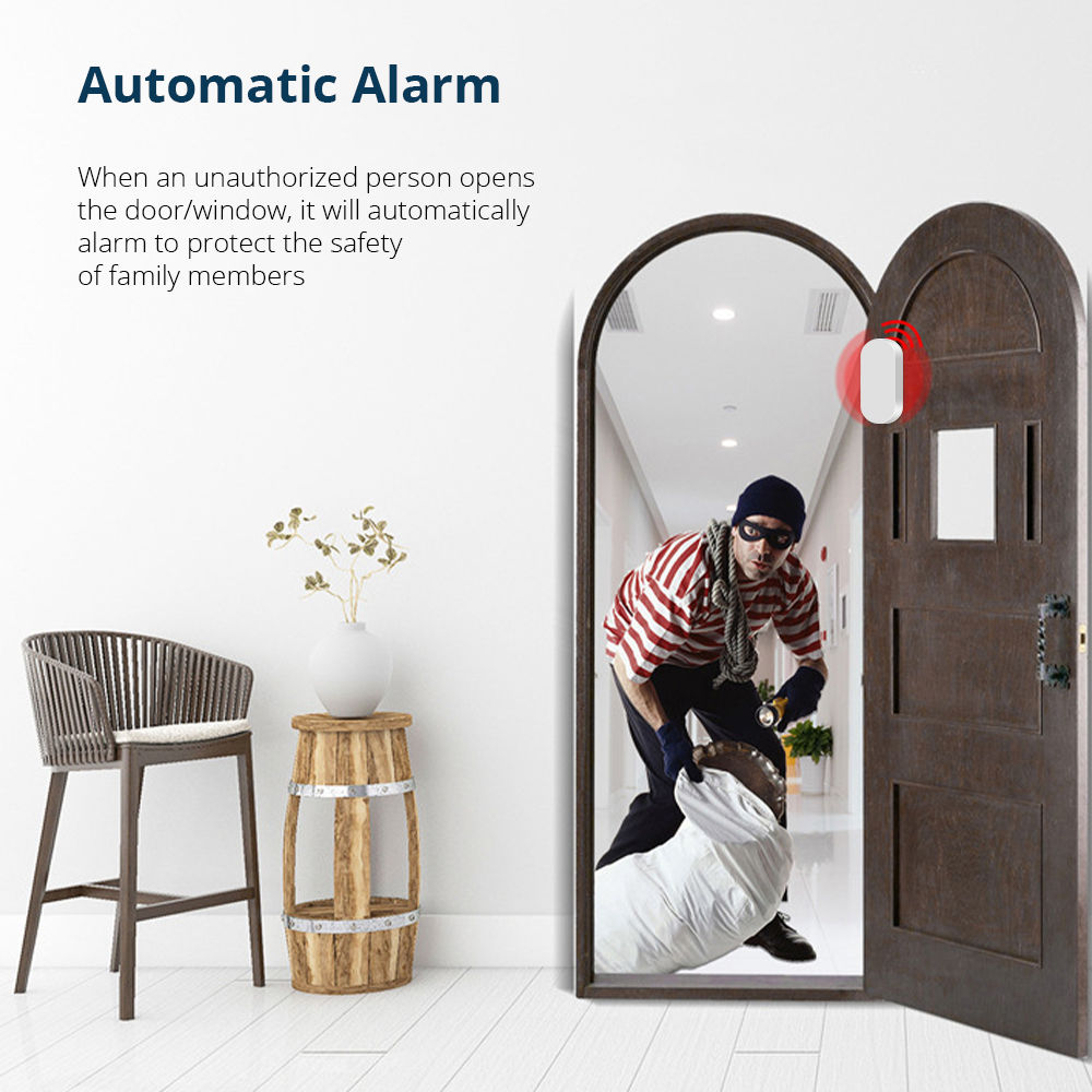 Zemismart Zigbee Door Window Sensor Smart Security Detector Real Time Automatic