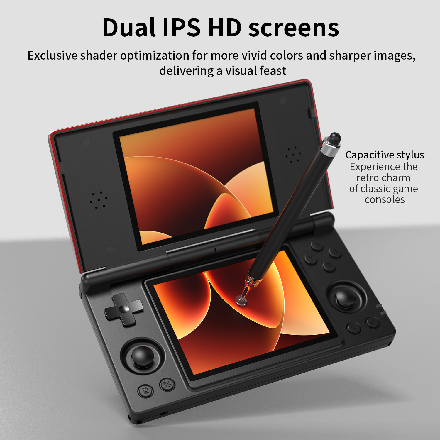 Anbernic RG DS Handheld Game Console 4" IPS Dual Screen Android 4000mAh Flip Vid