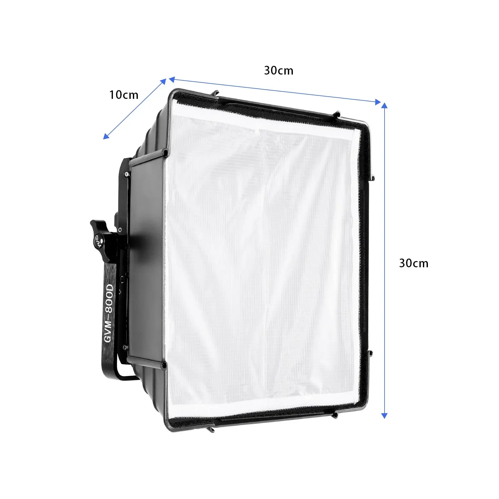 GVM 11x11" Softbox Diffuser for 480LS/560AS/800DRGB Series LED Video Lights Phot