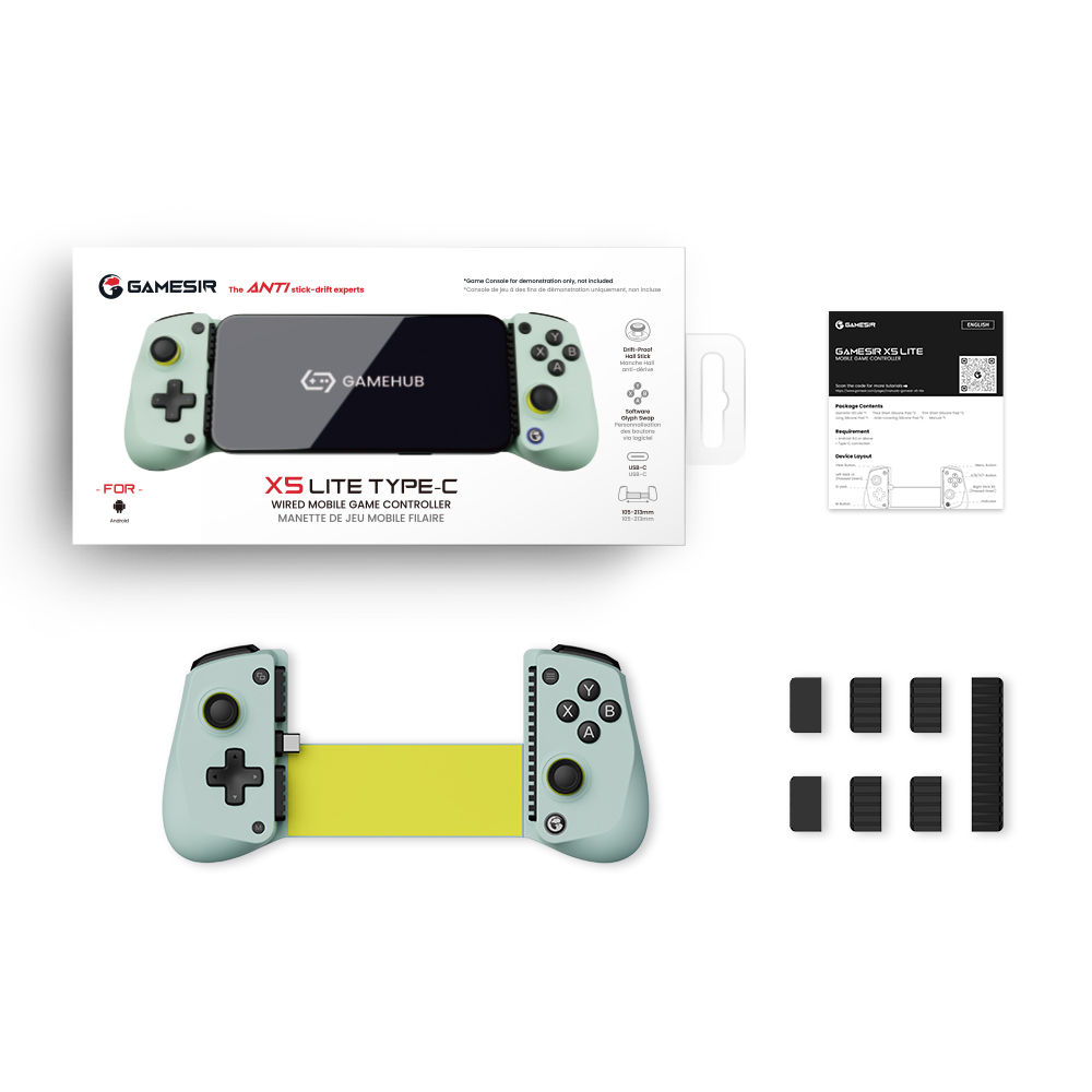 GameSir X5 Lite Mobile Gaming Controller for Android iPhone 16/15 - Lightweight