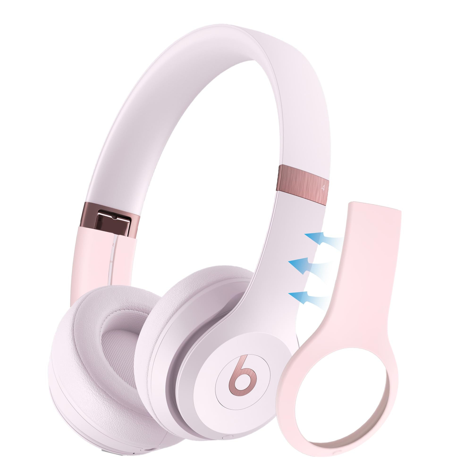SKRVGOJFG Beats Solo 4 Accessories Silicone Case Compatible with Beats Solo 4 Te