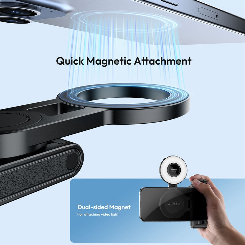 Ulanzi JJ03 Magnetic Phone Tripod Wireless Phone Grip Selfie Stick Desktop Tripo