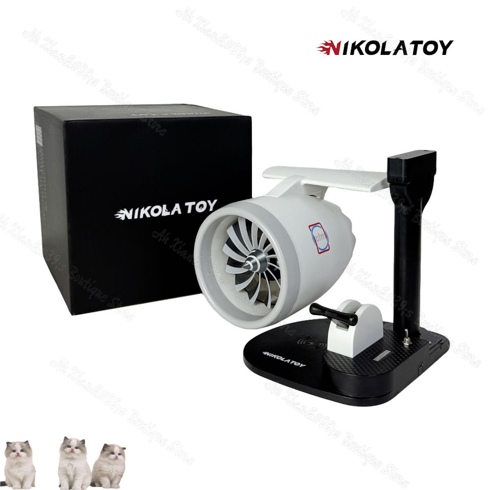 24-hour shipping NIKOLATOY Creative Desktop USB Airplane Engine Turbo JetFan wit