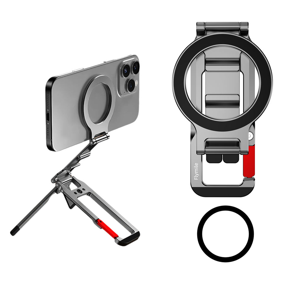 Flymile Magnetic Phone Holder Carabiner Mount for iphone 17 16 15 14 Accessories