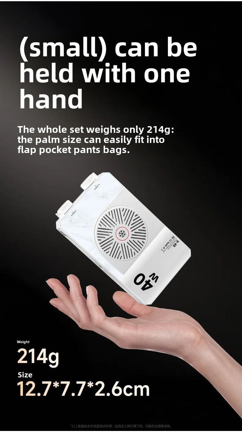 40W Mini Portable LED Fill Video Light with Built-In Rechargeable Battery Fill L