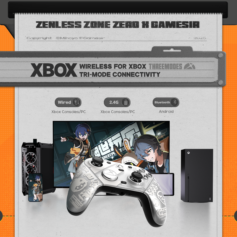 GameSir G7 Pro Zenless Zone Zero Wireless Xbox Gaming Controller – Charging Do