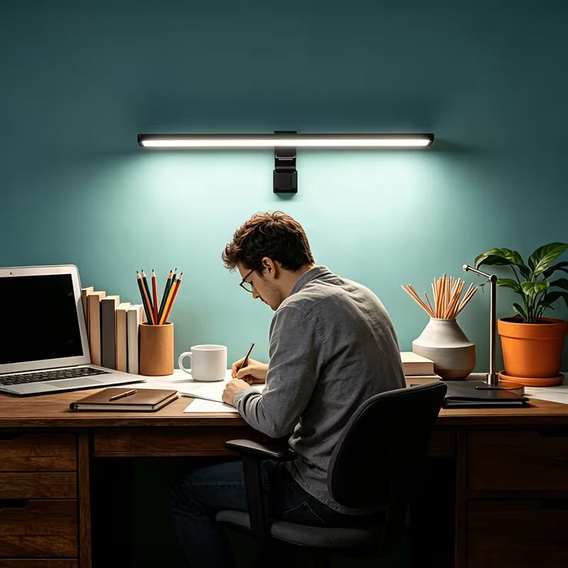RGB LED Monitor Light Bar Stepless Dimmable Gaming Atmosphere Lamp for Home Offi