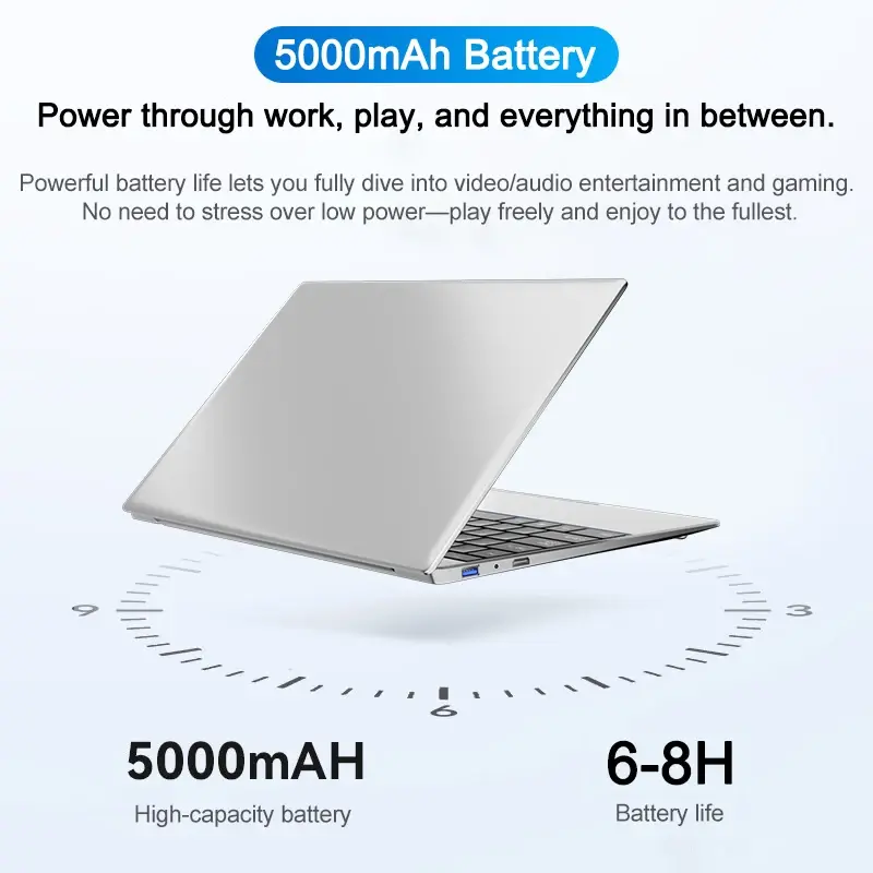 2026 New 15.6" Ultra Slim Laptop Intel Core i7-8650U Win11 Pro 32GB RAM 2TB M.2