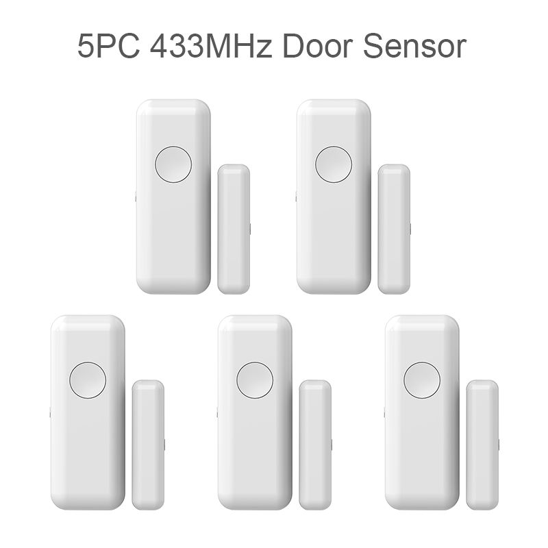 PGST 433MHz Tuya Magnetic Door Alarm Sensor Smart Home Life Window Door Sensor F
