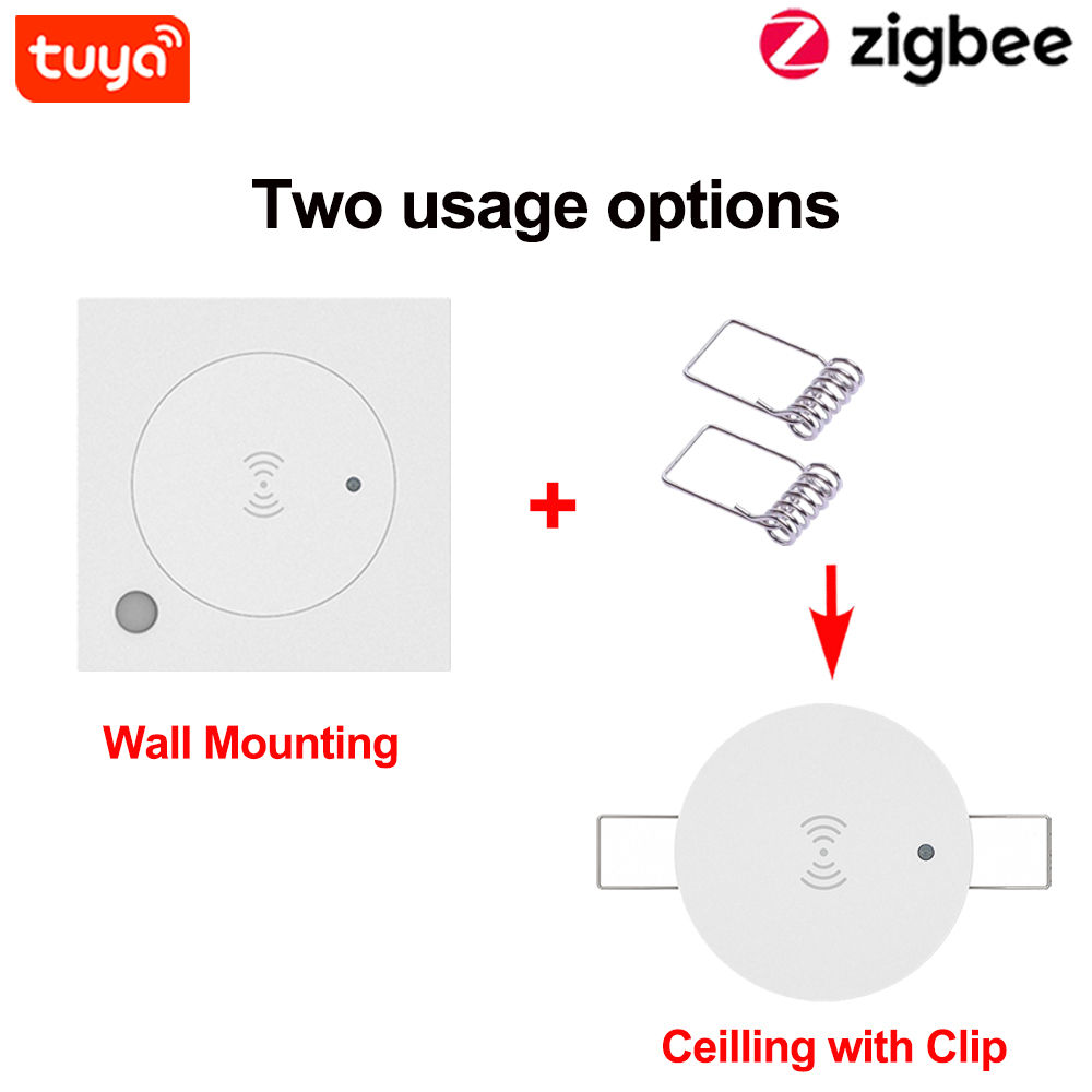 Haozee Tuya WiFi/ZigBee 24G MmWave Radar Smart Human Presence With Illumination